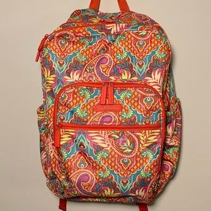 Vera Bradley Campus Backpack, Paisley in Paradise